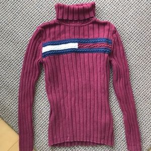 Vintage Cable-knit Tommy Hilfiger Turtleneck